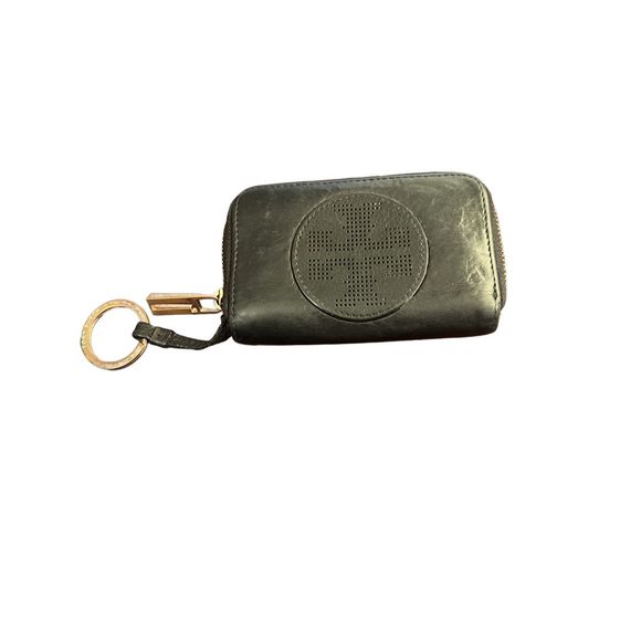 Tory Burch Black Small Wallet with Keychain - Picture 1 of 5